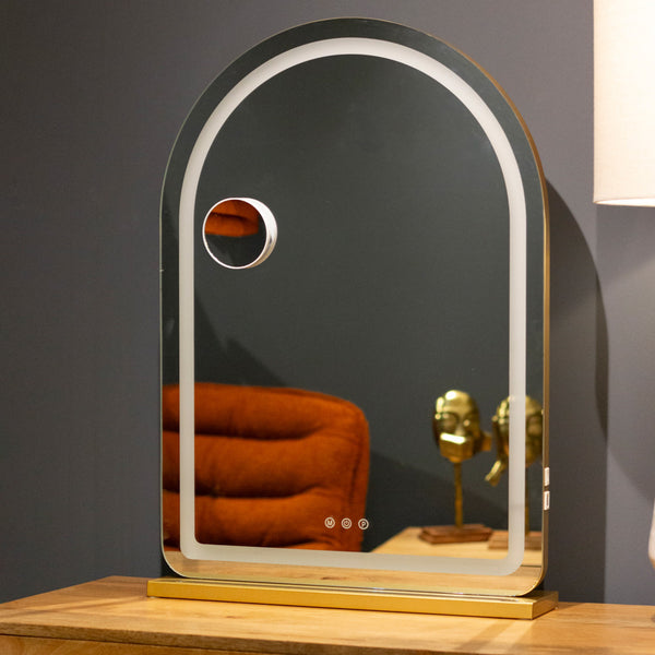 Hollywood Arch Vanity Unit in Gold 70cm X 50cm