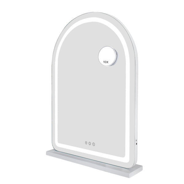 Hollywood Arch Vanity Mirror in White