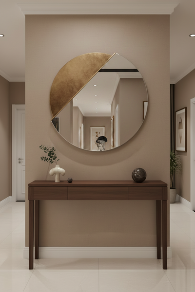 Genevieve round Mirror - Mindy Brownes Interiors