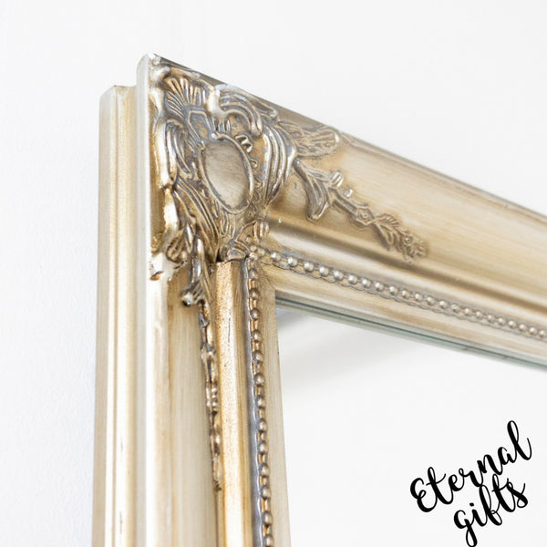 Antique Style Champagne Mirror