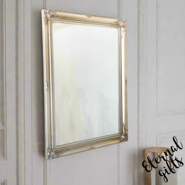 Antique Style Champagne Mirror