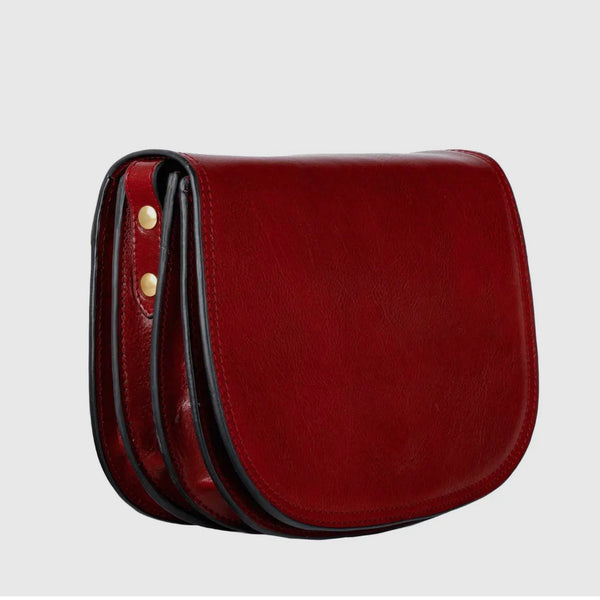 Leather Saddle in Red - Moonfleet by Time Resistance