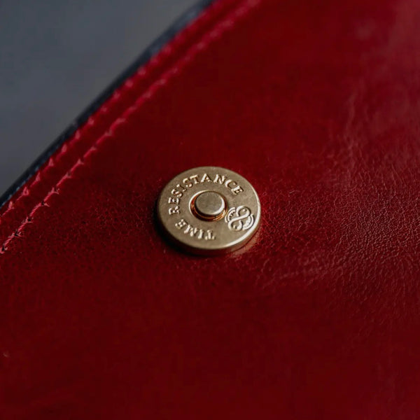 Leather Saddle in Red - Moonfleet by Time Resistance