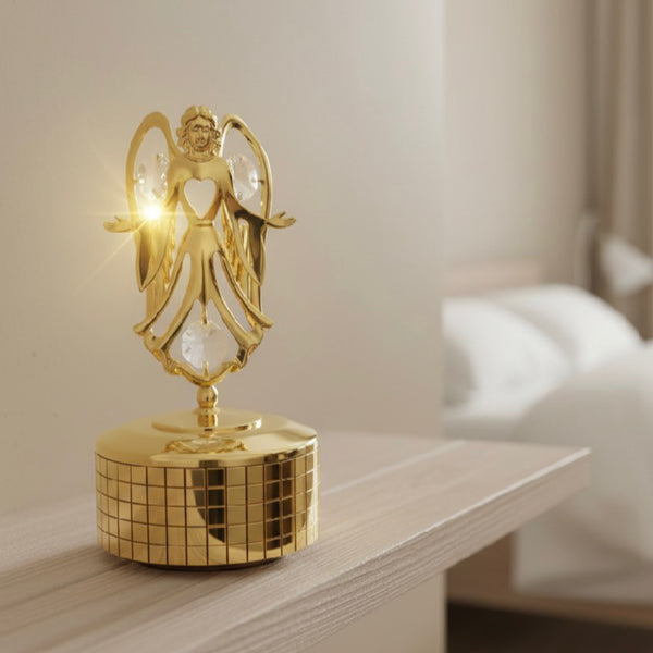 Music box Angel (Crystal Adorned)