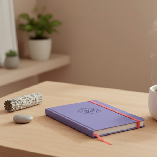 Undated Positivity & Wellness Journal (Purple Punch) by MoJo & Co