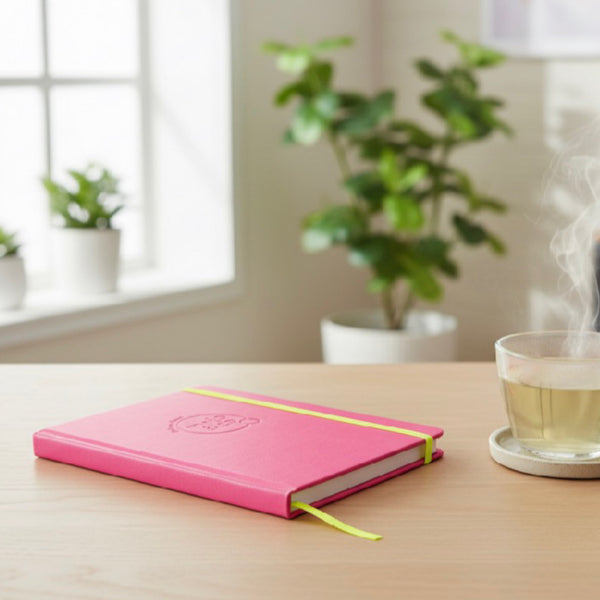 Undated Brain Dump Journal (Hot Pink) by MoJo & Co