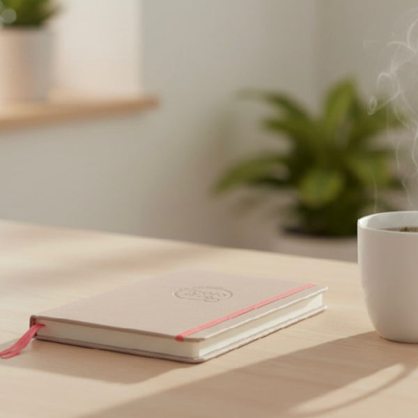 Undated Positivity & Wellness Journal (Cafe Au Lait) by Mojo & Co