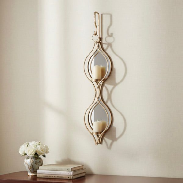 Ellie candle Holder Double - Mindy Brownes Interiors