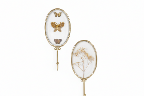 Floral / Butterfly Wall Hanger Set by Mindy Brownes