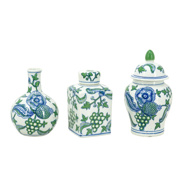 Willow Jars Set of 3 by Mindy Brownes Interiors