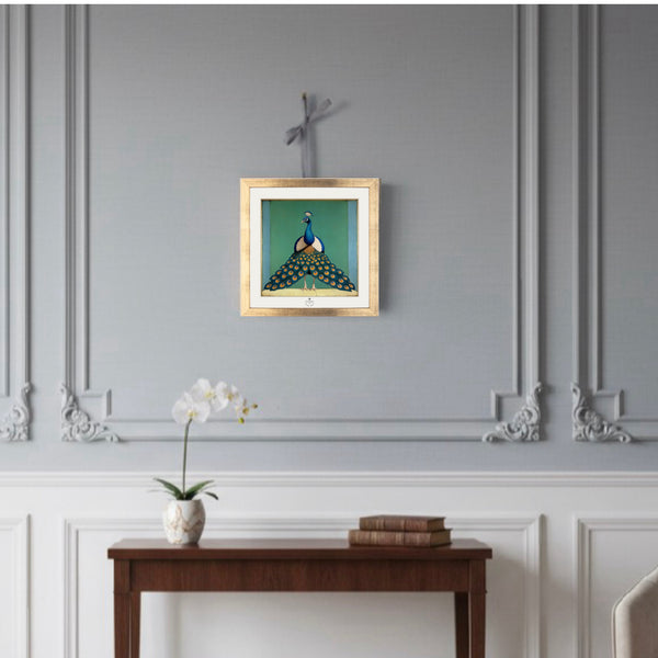 The Hot Air Balloon Framed 20cm X 20cm by Odalisque Paris