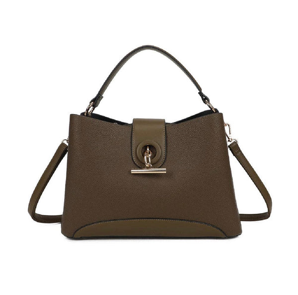 La Célénie Handbag by Gallantry Paris in Olive