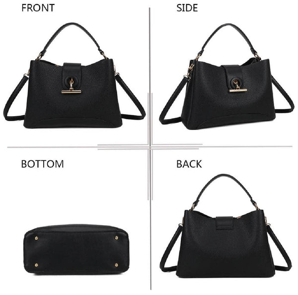La Célénie Handbag by Gallantry Paris in Black