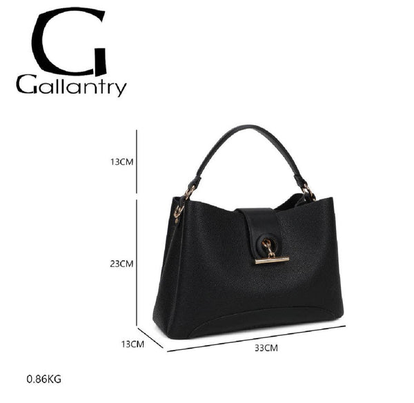 La Célénie Handbag by Gallantry Paris in Black