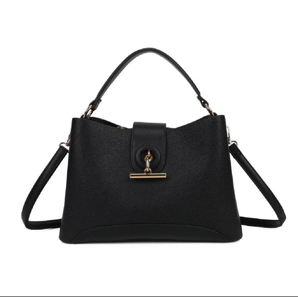 La Célénie Handbag by Gallantry Paris in Black