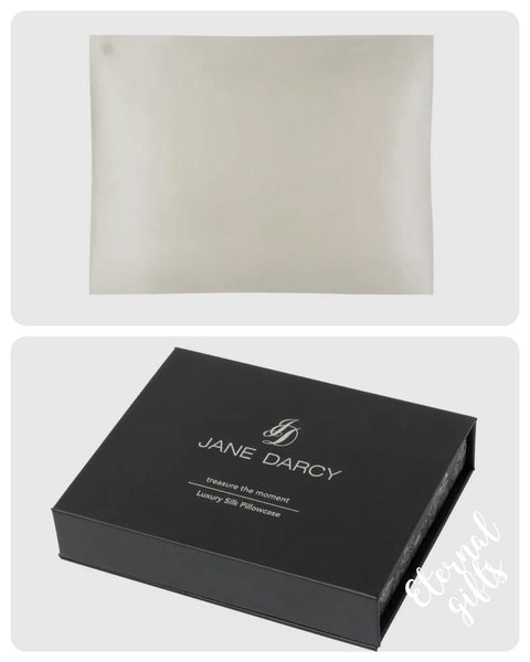 Luxury Silk Pillowcase in Ivory by Jane Darcy