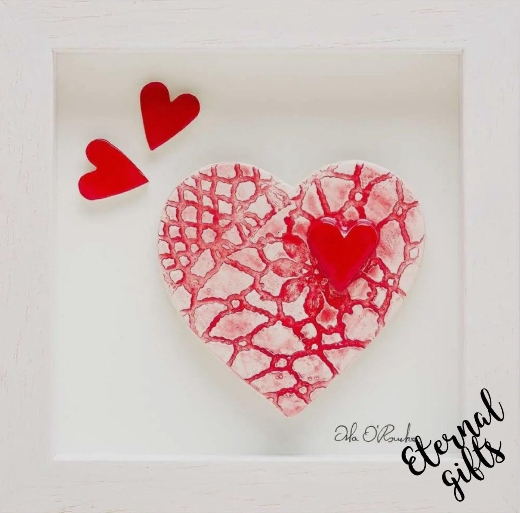 Beating Heart Ceramic Piece by Stable Door Pottery