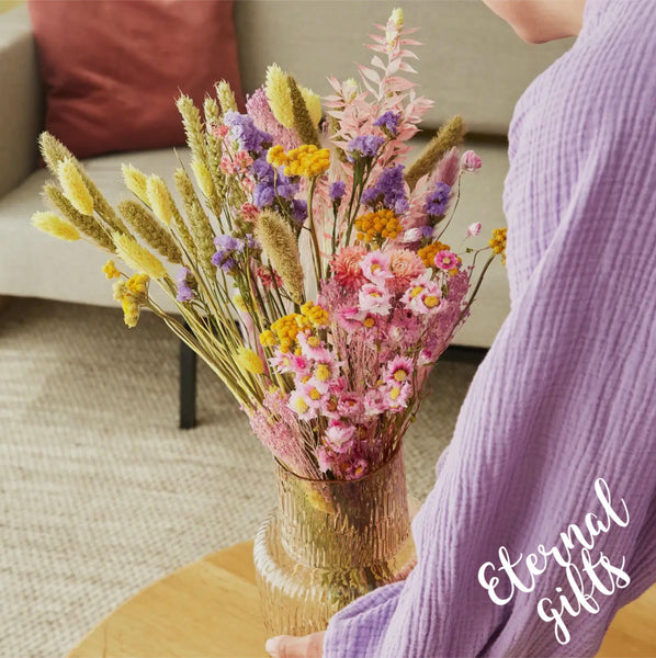 Spring Bouquet Dried Flowers - Field Bouquet - Blossom Lilac -Wildflowers by Floriette