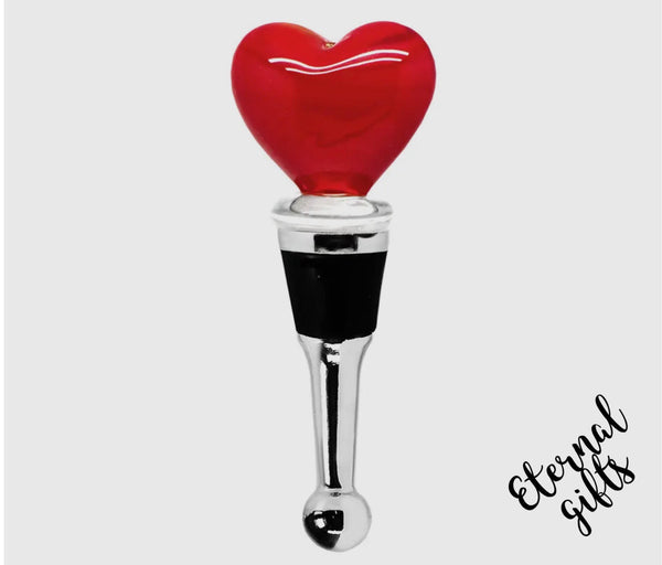 Bottle Stopper Heart For Champagne, Wine, and Sparkling Wine by Edzard