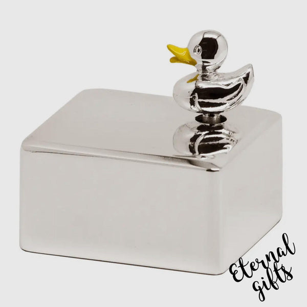 Duck Music Box (Silver Plated) by Edzard