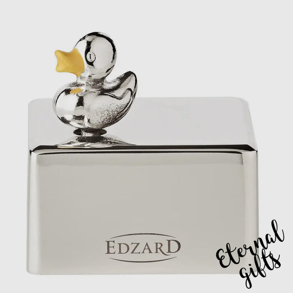 Duck Music Box (Silver Plated) by Edzard