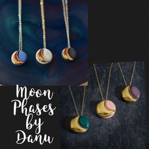 Phases of the Moon Necklace by Danu