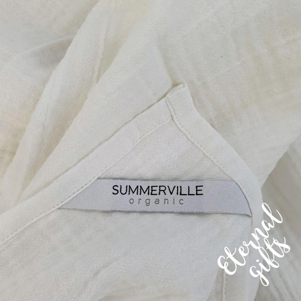 Organic Crinkle Swaddle White by Summerville Organics