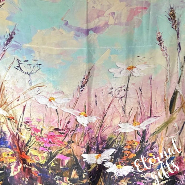 'Spring' Pure Silk Scarf by Karen Wilson Art