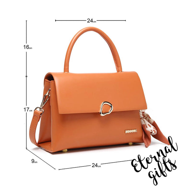The Anya Handbag in Burnt Orange by Bessie