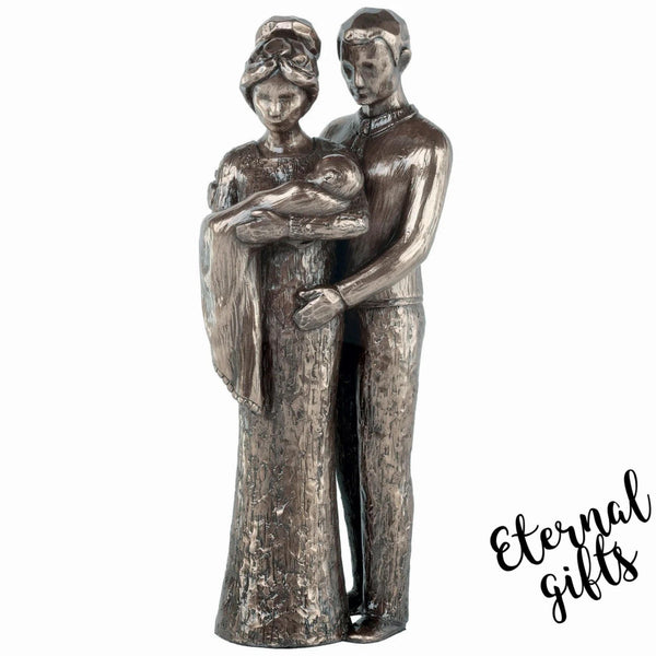Love Life Your Christening Figurine  by Genesis Bronze Art