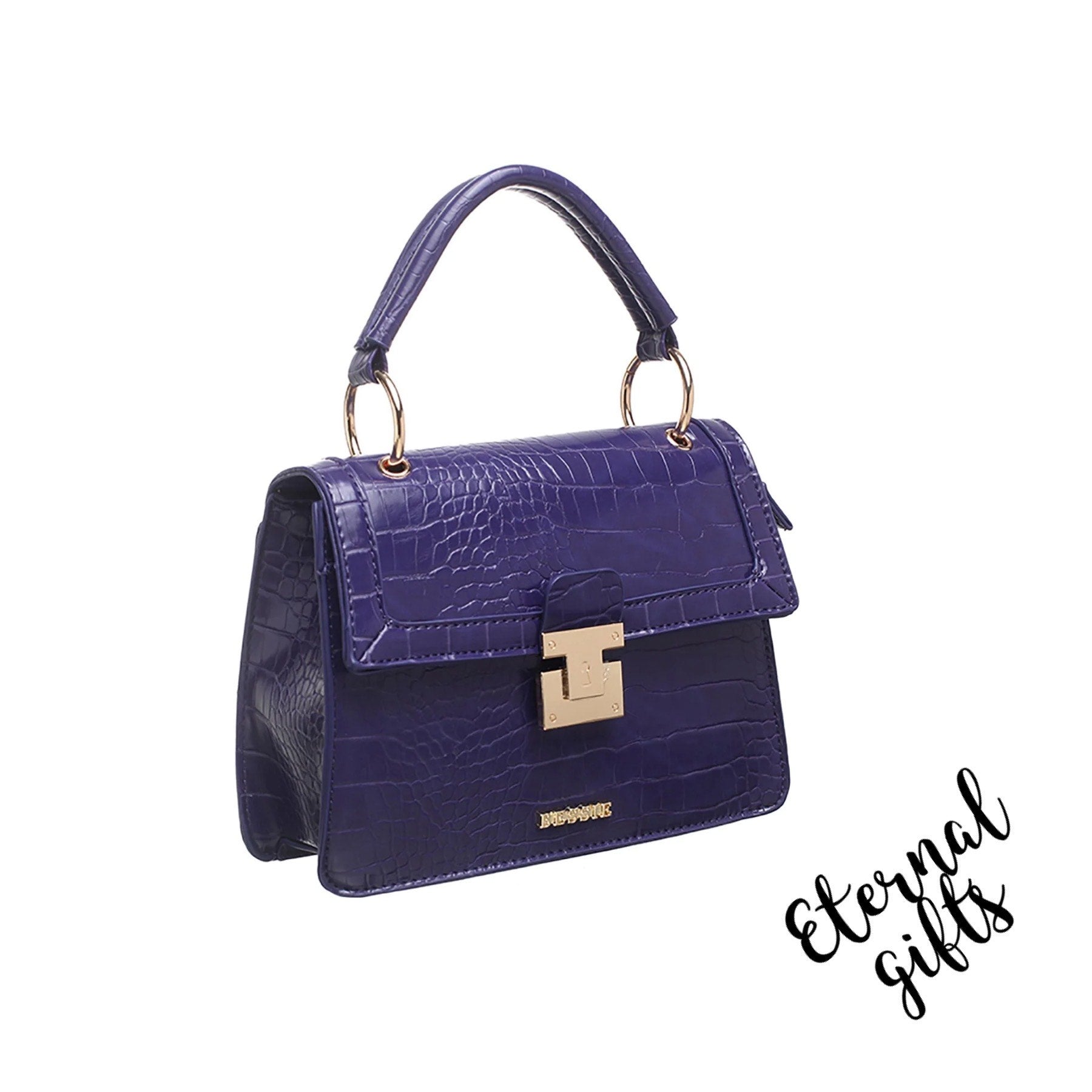 The Clara Handbag in Purple Mini