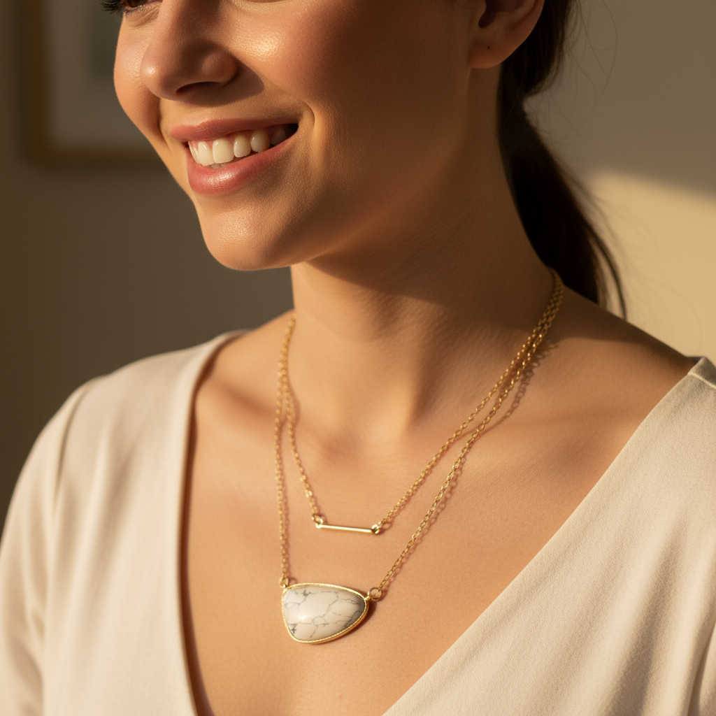 The Claudine In White (Gold) By Estela