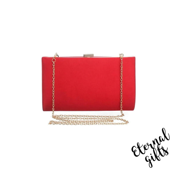 The Elaine in Red Clutch Bag