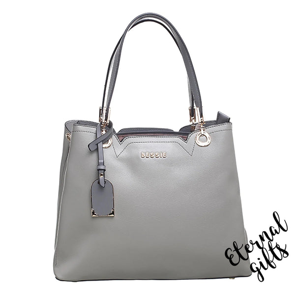 The Judy Tote in Grey