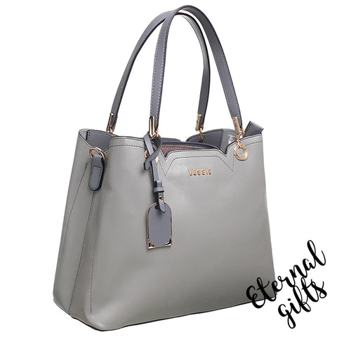 The Judy Tote in Grey