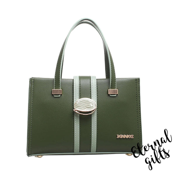 The Lorna MINI handbag in Green by Bessie
