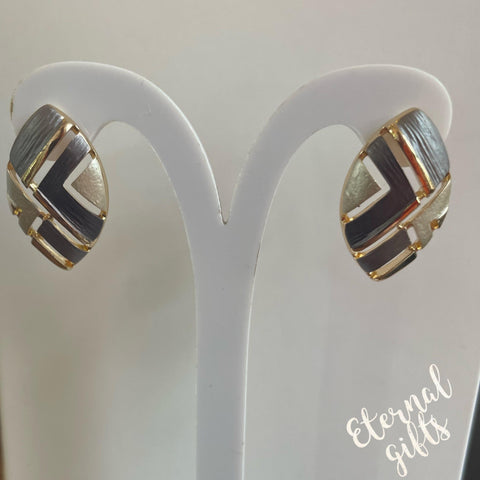 The Shona Shield Earrings by Estela