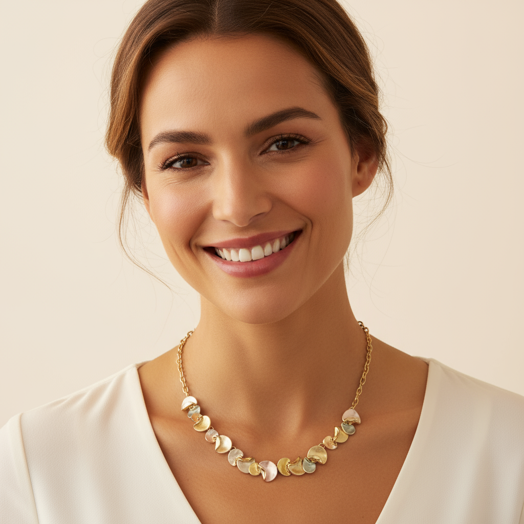 The Evie Pastel Neckpiece by Estela