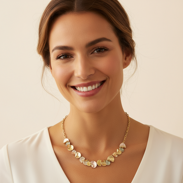 The Evie Pastel Neckpiece by Estela