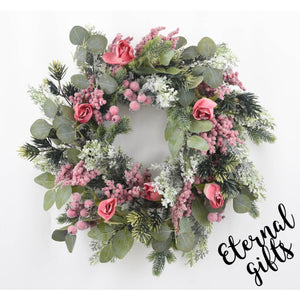 Enchante winter Blush Wreath 55cm