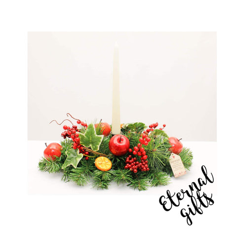 Enchante Winter Orchard Candle Arrangement