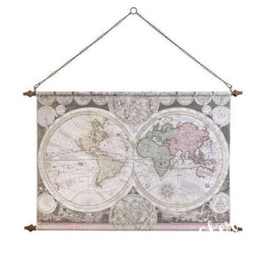World Map by Mindy Brownes Interiors