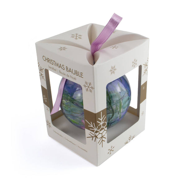 Christmas Ball, Monet, Waterlilies, ubreakable