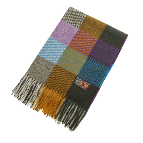 Check Scarf in Lavender Pallet 70x180cm