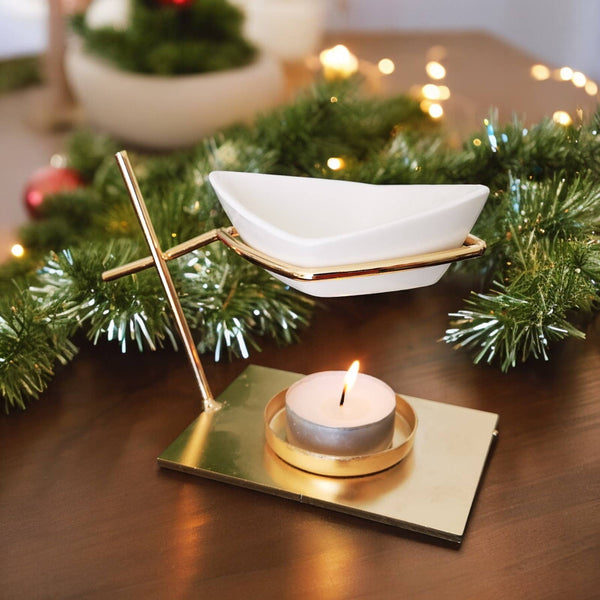 Ceramic ‘Sailor’ Oil and Scented Wax Burner