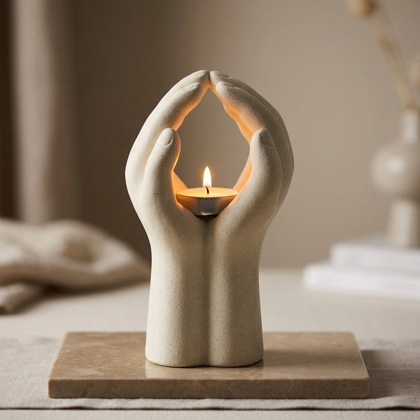 Praying Hands Tealight Holder