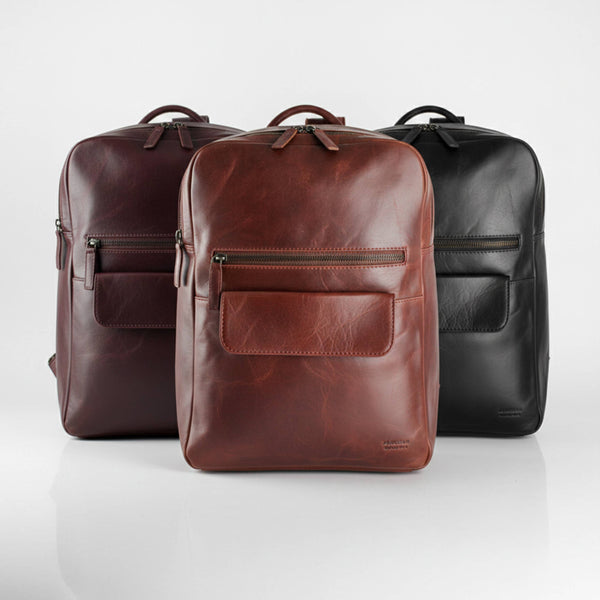 Premium Leather Backpack by Zerimar 1942