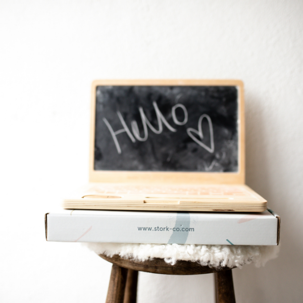 Kids Wooden Laptop - ChalkBoard - Gift Idea