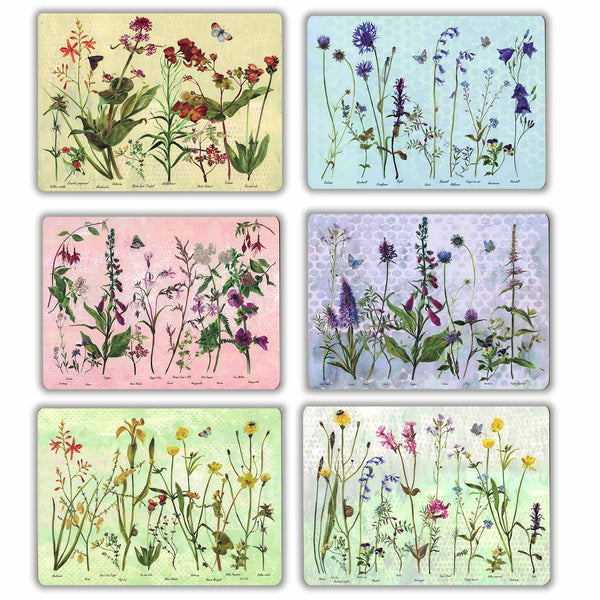 Wildflowers 'Placemat' Set of 6