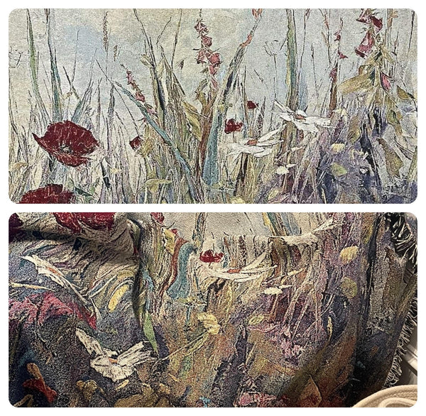 Bring Me Sunshine Cotton Blanket/Throw/Tapestry by Karen Wilson Art  (Limited Edition 54"x 72")